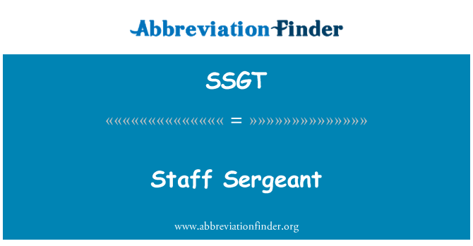 SSGT: สิบเอกพนักงาน