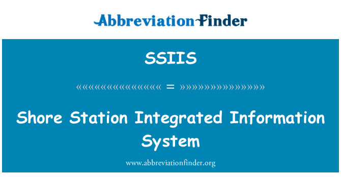 SSIIS: Landstation integreret informationssystem