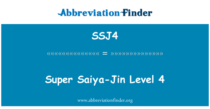 SSJ4: Super Saiya-Jin nivå 4