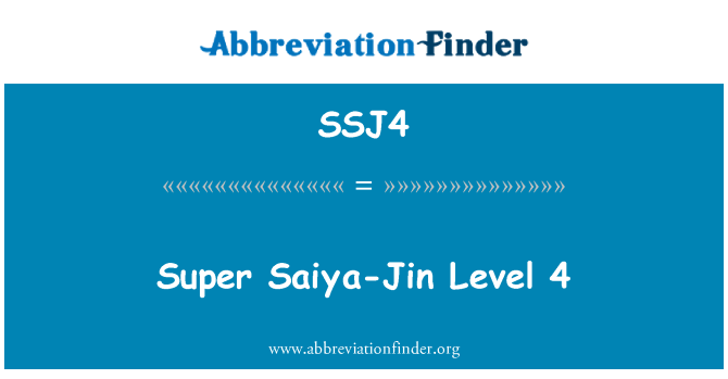 SSJ4: فوق العاده Saiya جین سطح 4
