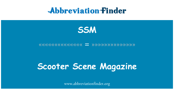 SSM: Scooter scène Magazine