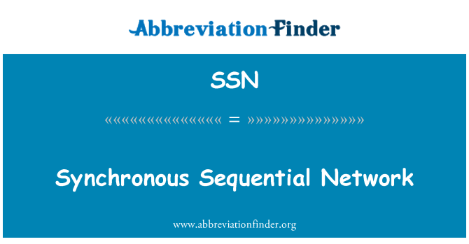 SSN: Synchronous Sequential Network