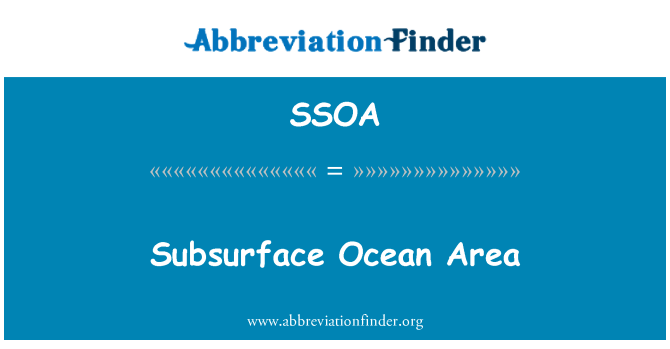 SSOA: Subsurface Ocean Area