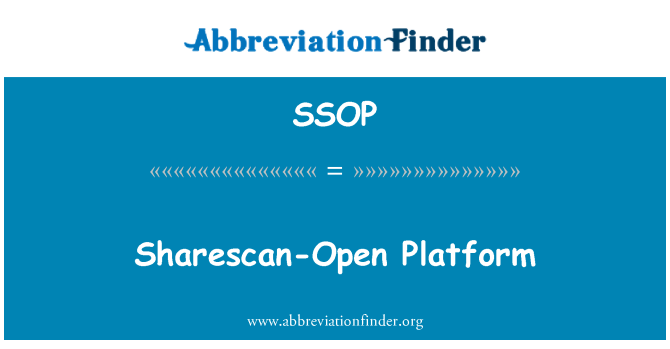 SSOP: Sharescan-खुला मंच