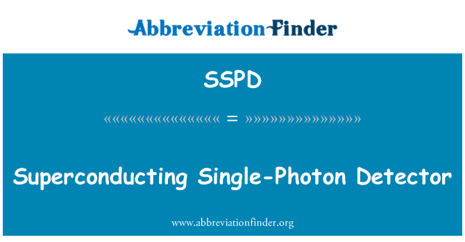 SSPD: Supraleitende Single-Photon Detector