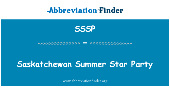 SSSP: Partai bintang musim panas Saskatchewan