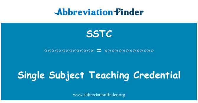 SSTC: Thema Lehre Anmeldeinformationen
