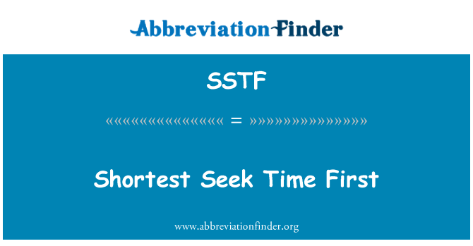 SSTF: Shortest Seek Time First