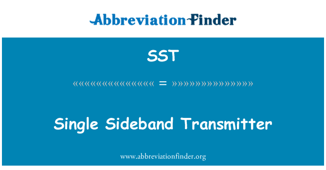 SST: Einzelner Sideband Sender