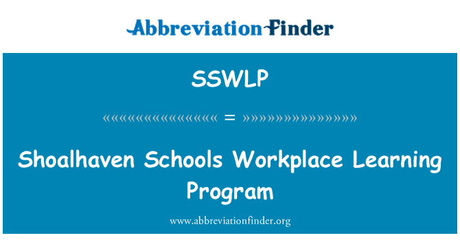 SSWLP: Shoalhaven scholen werkplek leren programma