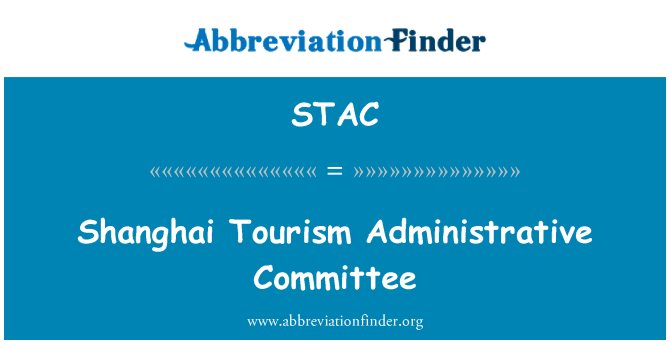 STAC: Šanghaj turizem upravni odbor