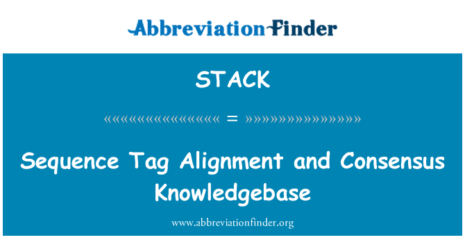 STACK: अनुक्रम टैग संरेखण और आम सहमति नॉलेजबेस
