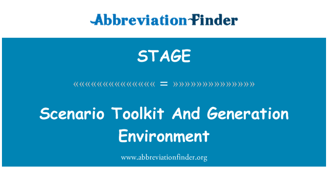 STAGE: Scenario Toolkit And Generation Environment