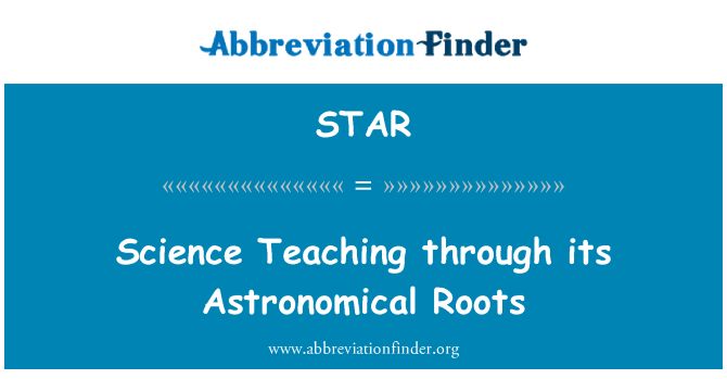 STAR: Pengajaran Sains melalui akar astronomi