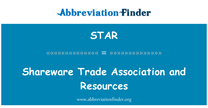 STAR: Shareware Trade Association and Resources