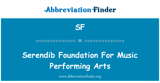 SF: Fondazzjoni Serendib għall-mużika Performing Arts