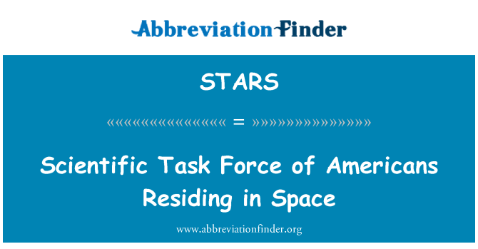 STARS: Gugus tugas ilmiah Amerika yang berada dalam ruang