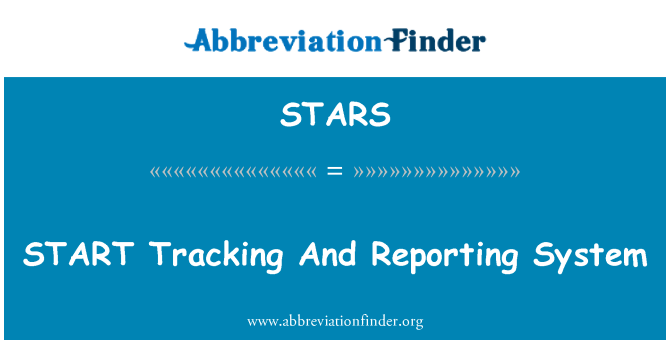 STARS: START Tracking And Reporting System