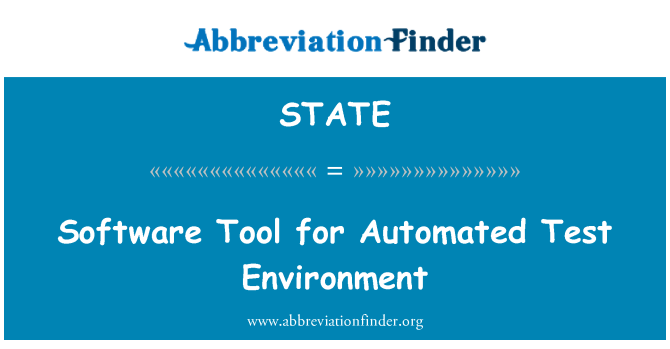 STATE: Automatiseeritud katsekeskkonnas tarkvara vahend