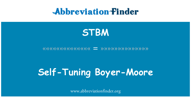 STBM: Pwòp limit reglaj Boyer-Moore