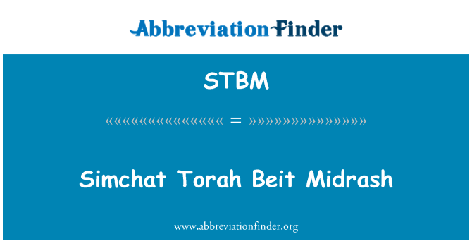 STBM: Simchat Tora Beit Midrasch