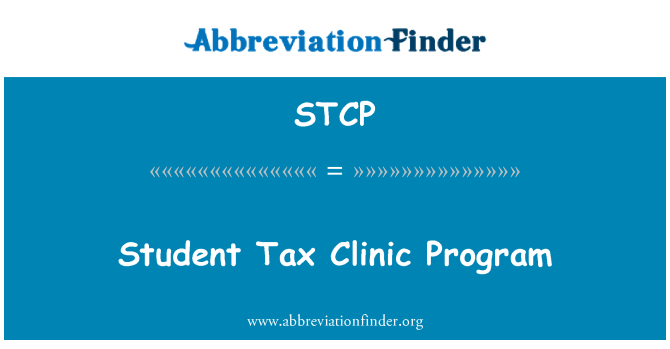 STCP: Student Tax Clinic Program