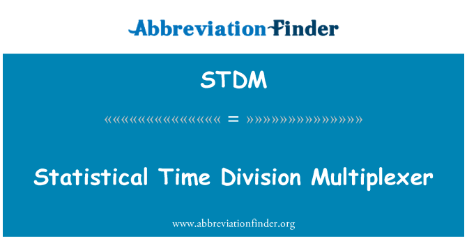 STDM: Estatística Time Division Multiplexer