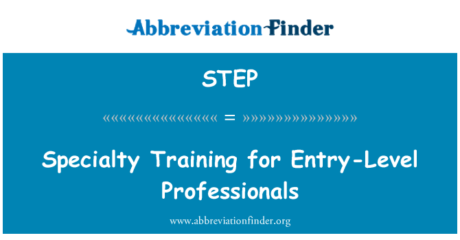 STEP: Pelatihan khusus untuk Entry-Level profesional