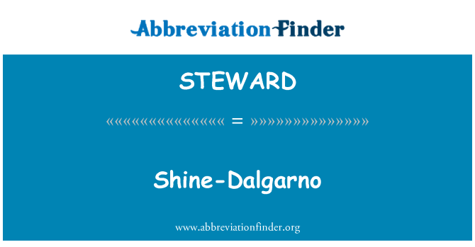 STEWARD: Shine-Dalgarno