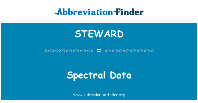STEWARD: Spektrālo dati