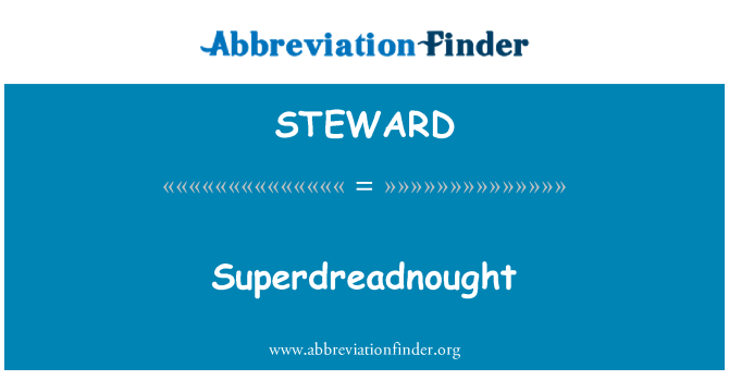 STEWARD: Superdreadnought