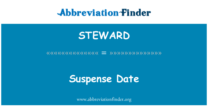 STEWARD: Pagaidu dienas