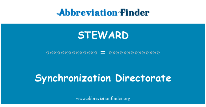 STEWARD: Direction de la synchronisation