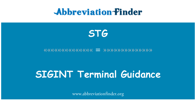 STG: Gid de fè SIGINT