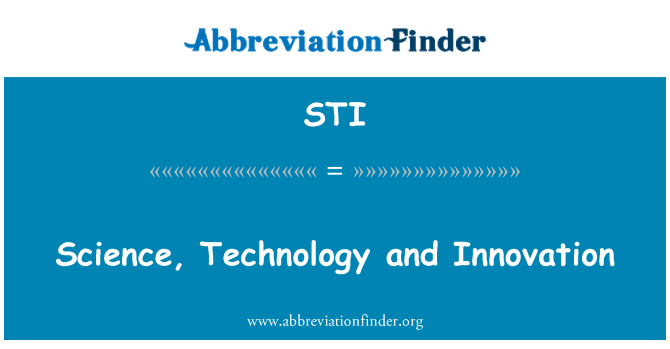 STI: Xjenza, teknoloġija u innovazzjoni