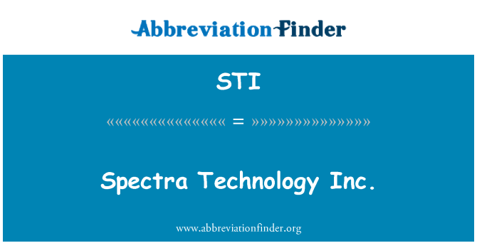 STI: Spectra Technology Inc.