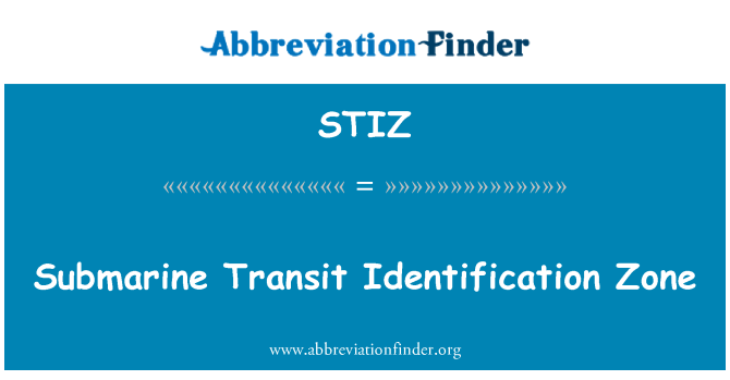 STIZ: Soumaren transpò idantifikasyon zòn