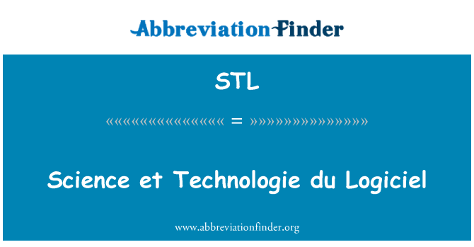 STL: Věda a Technologie du Logiciel