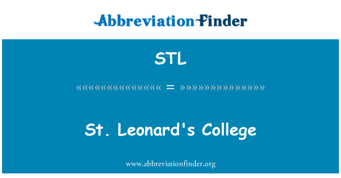 STL: St. Leonard College