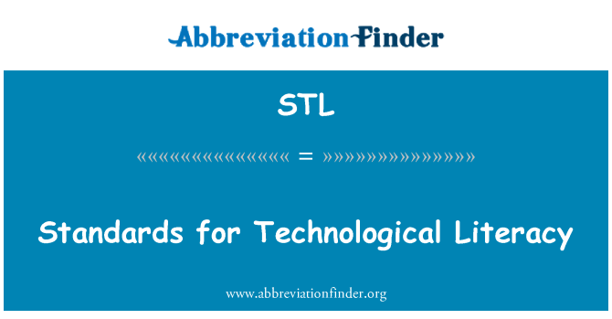 STL: Standardy pro technologické gramotnosti