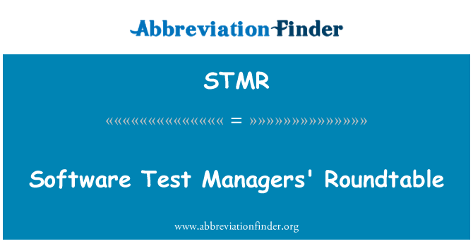STMR: Software Test chefernas Roundtable