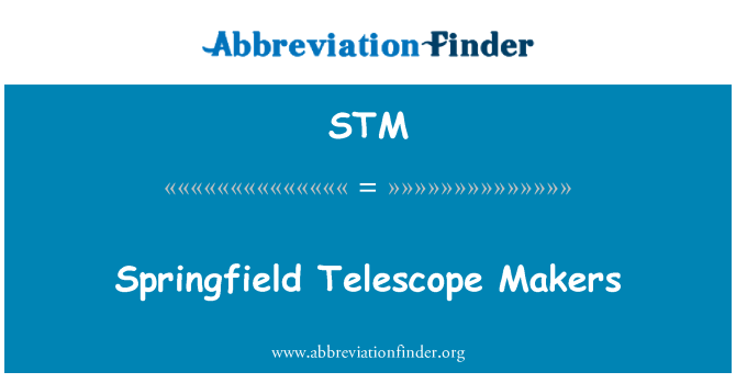 STM: Springfield teleskop üreticileri