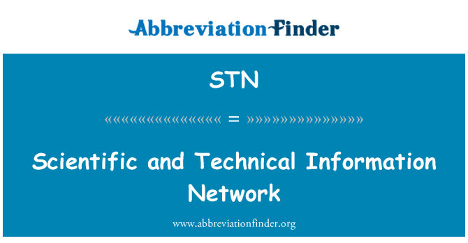 STN: Scientific and Technical Information Network