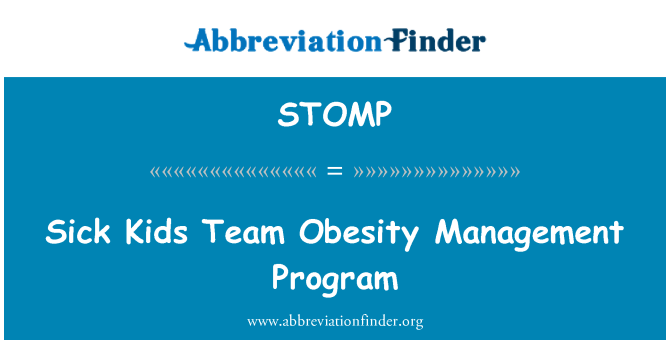 STOMP: Sick Kids Team Obesity Management Program