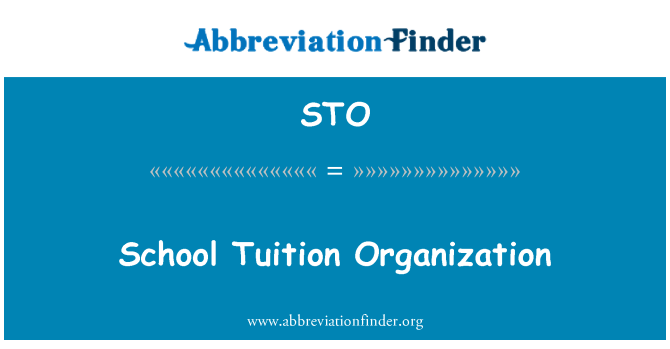 STO: Skole undervisning organisation