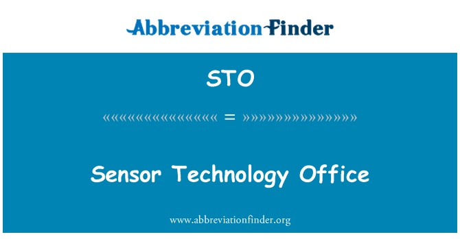 STO: Sensör teknolojisi ofis