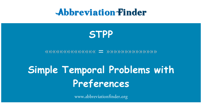 STPP: Vienkāršas pagaidu problēmas ar Preferences