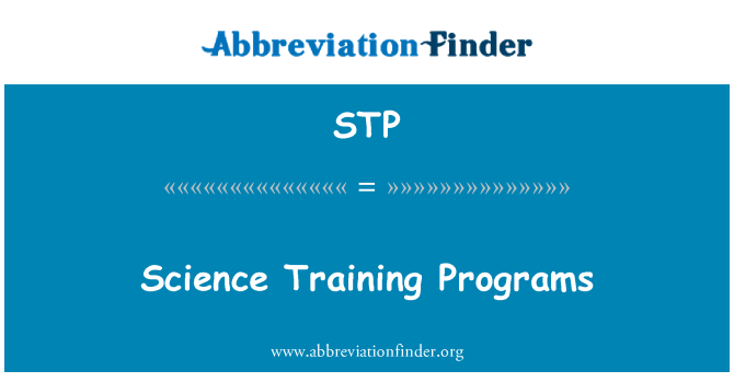 STP: Wissenschaft-Trainingsprogramme