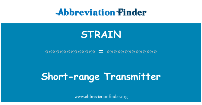 STRAIN: Transmitter ippovduti