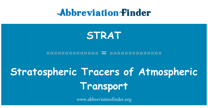 STRAT: تتبع طبقة الستراتوسفير من الغلاف الجوي